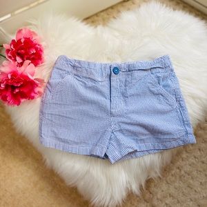 Gymboree Pinstriped Shorts | Adj Waist (sz 7)